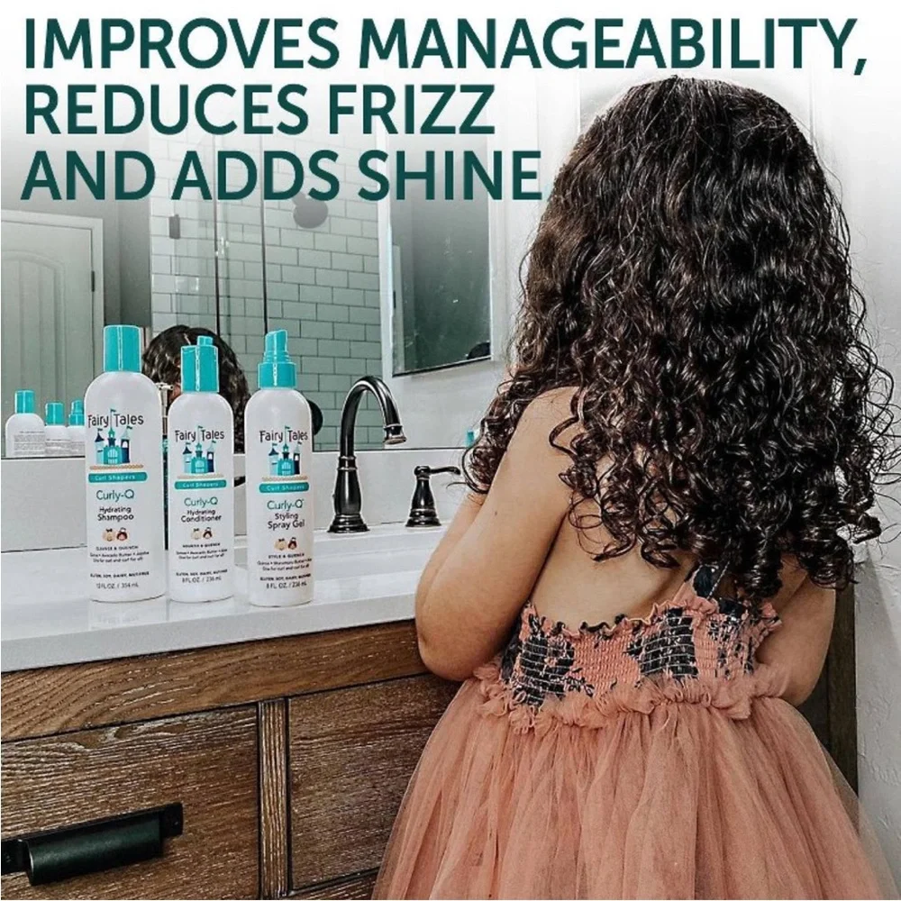 BNWT Fairy Tales Curl Shapers Curly-Q Travel Hair Care Set